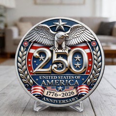 3D Print Coin 250th Anniversary Commemorative US National