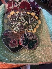 5 Assorted Floral/Birds Suncatchers