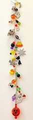 HALLOWEEN SUNCATCHER-CRYSTALS-CAT, STAR-REAR VIEW MIRROR-23 DROP-11.5″ # 960