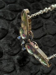 Butterfly Suncatcher with Pressed Colourful Flower Wings Gift Mom LARAINE