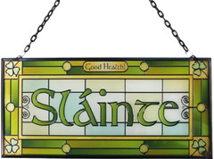 Slainte Celtic Reflections Glass Panel Suncatcher