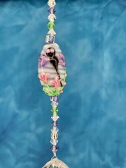 DRAGONFLY Suncatcher Car Charm Made with Swarovski Crystals 6.5” Sun Catcher 🌞