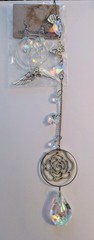 Rose Sun-catcher w/ earrings