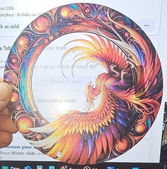 celestial Rising Phoenix Home Decor Window Hanging Acrylic Suncatcher