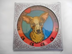 NEW “I Love my Chihuahua” Glass Suncatcher from Spoontiques