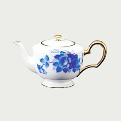 Ogura Touen Blue Rose (8011) Teapot (Large) 1100ml 9B8011A 8011A9B From Japan