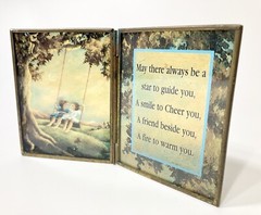 Via Vermont Light Catcher Brass Glass Framed – FriendShip And Blessings