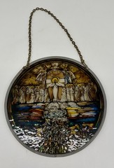 Vintage Flight Of Souls, Resurrection Window Suncatcher Louis Comfort Tiffany