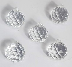 4 Dark Blue Crystal ball 20mm jewelry craft suncatcher chandelier pendant supply