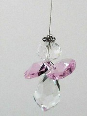 Angel Crystal Suncatcher car mirror rainbow suncatchers hand made in Australia