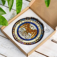 250th Anniversary United States Stained Glass Suncatcher