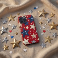 250th America Patriotic Stars Tough Case Phone Series