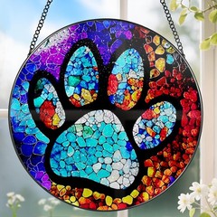Pet Memorial Suncatcher Ornament – Thoughtful Gifts for Dog and Cat Loss