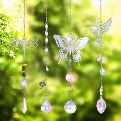 500 Sun Catcher Kit DIY Crystals Rainbow Maker Hanging Prism Window Decor Set