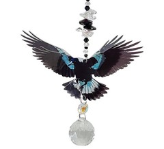Kookaburra / Rainbow Bird Suncatchers, Crystal Suncatcher Gift, window hanging