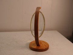 Vintage Free Standing Sun Catcher Oak Covered Bridge