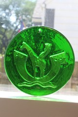 Set Of 3 VTG Holmegaard Michael Bang ~ Noah’s Ark Suncatchers ~ Studio Art Glass