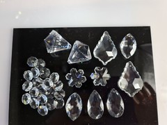 Crystal Suncatcher Pendant Kit -Set A, Prisms for suncatchers jewelry craft 30pc