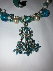 Mermaid Sun-catcher Charm Window or Mirror Charm Glass Beads Handmade