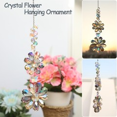 Pedobo Crystal Flower Hanging Ornament Rainbow Maker Window Sun Catcher Indoor