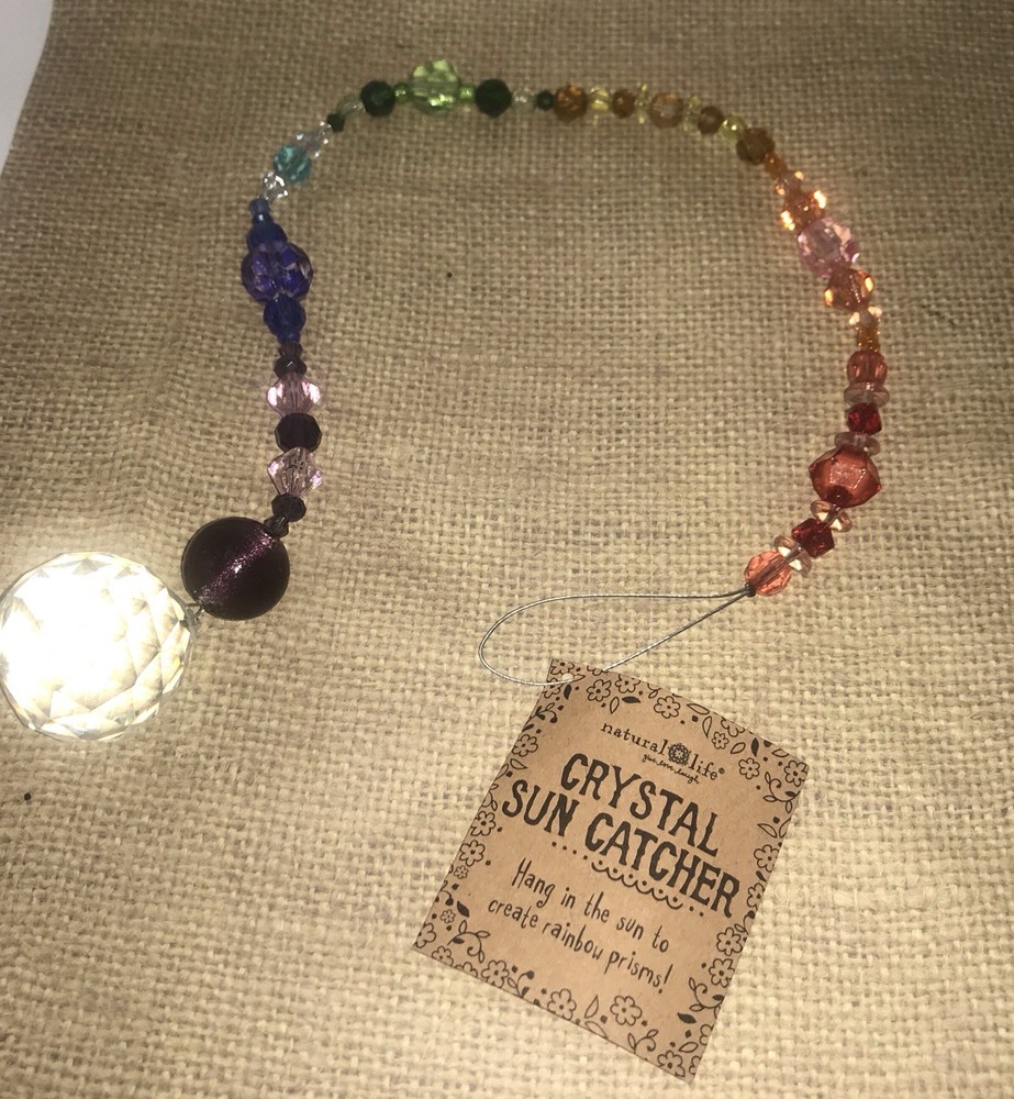 Natural Life Glass Rainbow Sun Catcher Beautiful