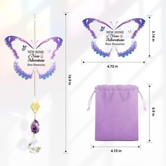 Butterfly Crystal Suncatchers for Windows Hanging,Best House Warming Gifts
