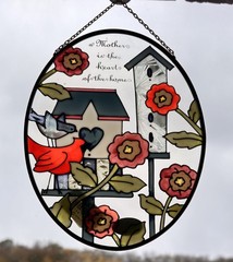 Joan Baker Designs Vintage Hand Painted Sun Catcher Kitchen Angel 7”