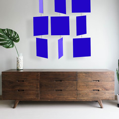 MODcast Art Mobiles + Dividers Navy Blue | Sultry. Elegant. Minimalist. Modern.