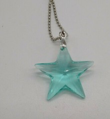Swarovski Crystal Antique Green 28mm Star 8815 Suncatcher /Prism / Ornament