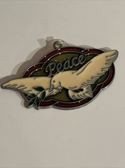 Suncatcher PEACE DOVE Ornament Stained Glass New