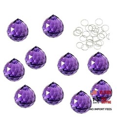 10pcs 0.78in 20mm Window Prism Chandelier Crystals Replacement Prisms Hanging