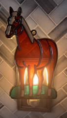 Stained Glass Horse Nightlight 6.25″