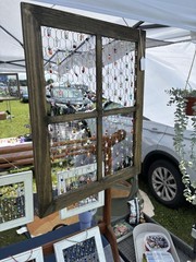 Chicken Wire Glass Beaded Sun Catcher