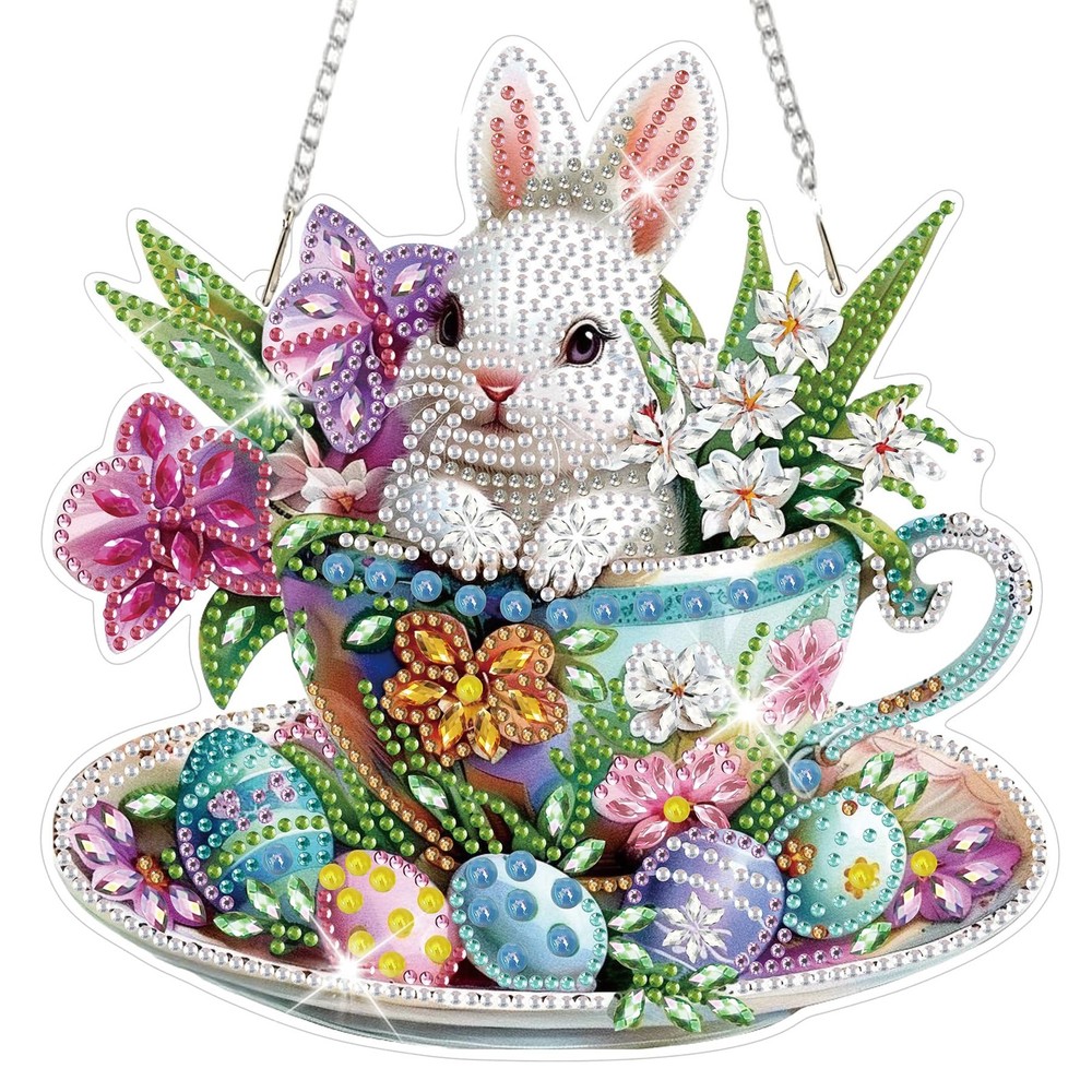 HEIBAGO Bunny-3 Diamond Art Suncatcher