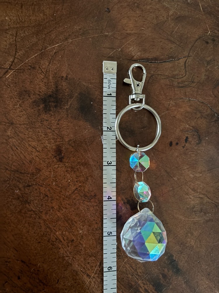 Keychain Crystal Swarovski Suncatcher D-38mm