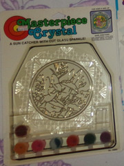 1993 Craft House Crystal Sun Catcher Kit NEW LOT OF 3 PKG Peacock & Hummigbird