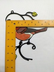 Cardinal Bird for Window Decoration Wall Door Pendant Outdoor Plexy *Defect