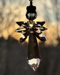 NEWMERRY Crystals Angel Suncatcher Prism NIB Birthday Anniversary Memorial Gift