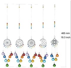 Suncatcher Crystal Prism Hanging Pendant Garden Home Decoration -3