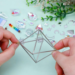 DIY Suncatcher Kit, 400Pcs Crystal Sun Catchers Ornament Making Supplies Arts an