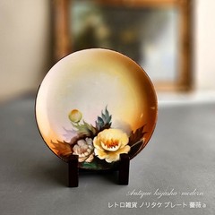 Taisho-era old Noritake plate with roses stylish Noritake Noritake From Japan