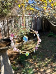 beaded suncatcher rainbow maker