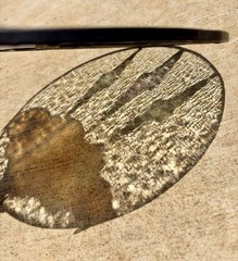 Thundercloud Stained Glass Sun Catcher – Textured Glass, Iridescent Glass