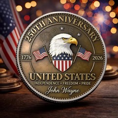 250th Anniversary United States 3D Print Coin