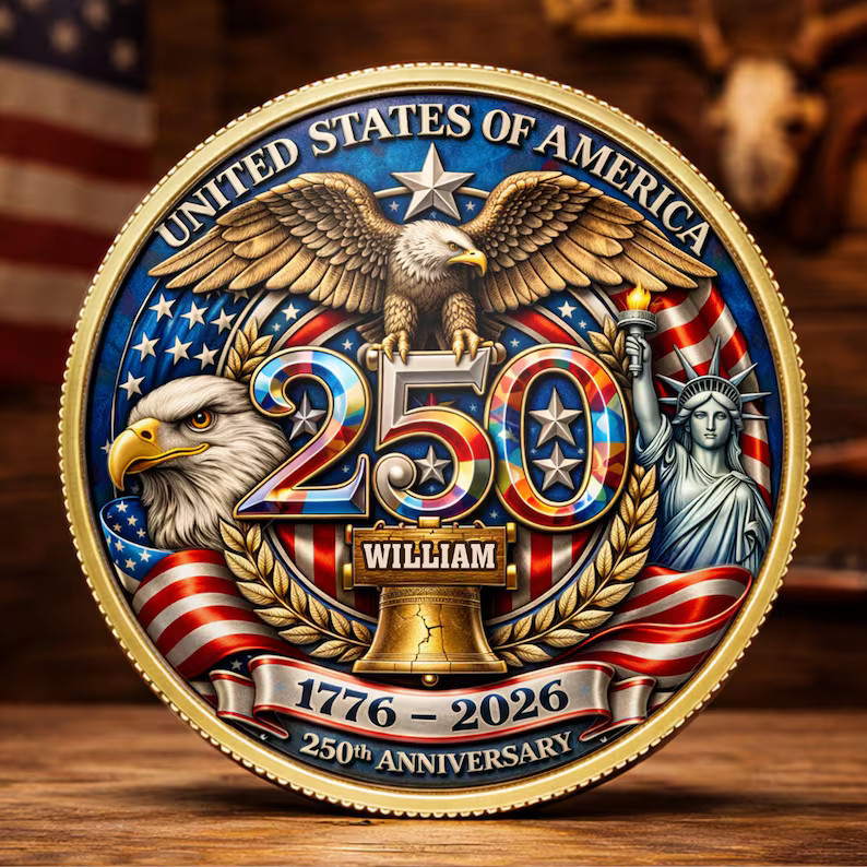 250th Anniversary 3D Print Coin