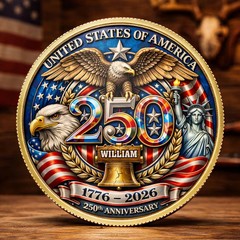 250th Anniversary 3D Print Coin
