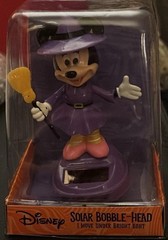 Solar Happy Happy Halloween Disney Mickey Mouse Wizard Bobble Head Ruz NEW