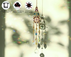 Crystal Sun Catchers | Glass Icicle Prisms | Rainbow Makers for Home Decor