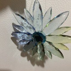 Set Of 4 Sun catchers Daisies Sparklers 5 Inch Each