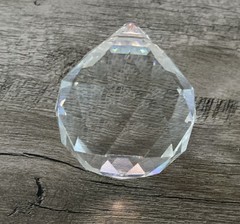 Swarovski 40mm Round Ball Sphere Crystal Clear Prism Suncatcher